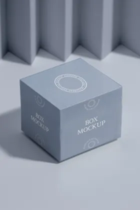 包装盒样机VI贴图素材礼品