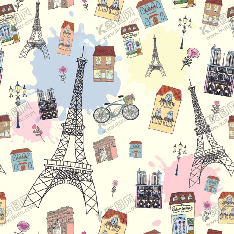 编号：65667009120730015449【酷图网】源文件下载-创意拼接卡通图案背景