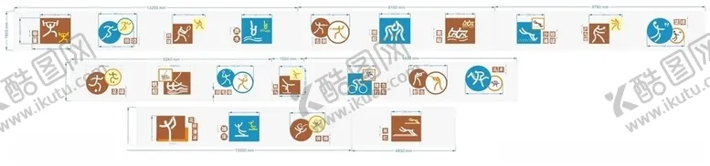 编号：40777704060006277426【酷图网】源文件下载-小学运动文化墙