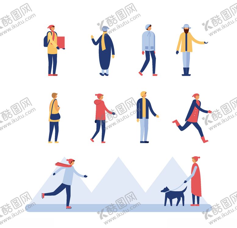 编号：45264810182359207197【酷图网】源文件下载-冬天服饰