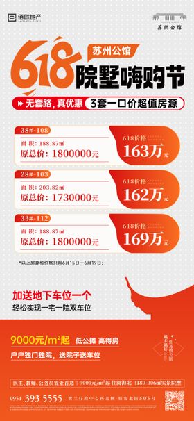 618特价房海报