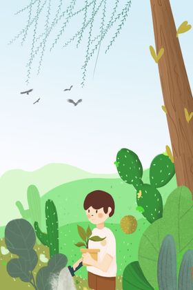 卡通背景国学学校宣传栏补习班