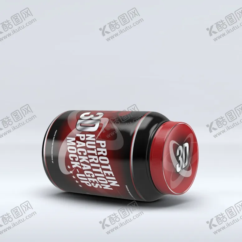 编号：58181904241549142483【酷图网】源文件下载-塑料罐包装样机