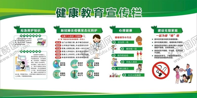 编号：50664802021915496135【酷图网】源文件下载-健康教育宣传栏