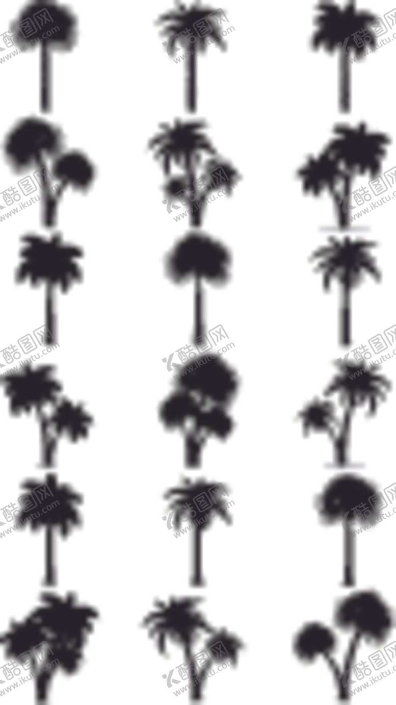 编号：75727109120159226957【酷图网】源文件下载-树木剪影