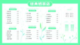 编号：34150809251415000249【酷图网】源文件下载-奶茶菜单