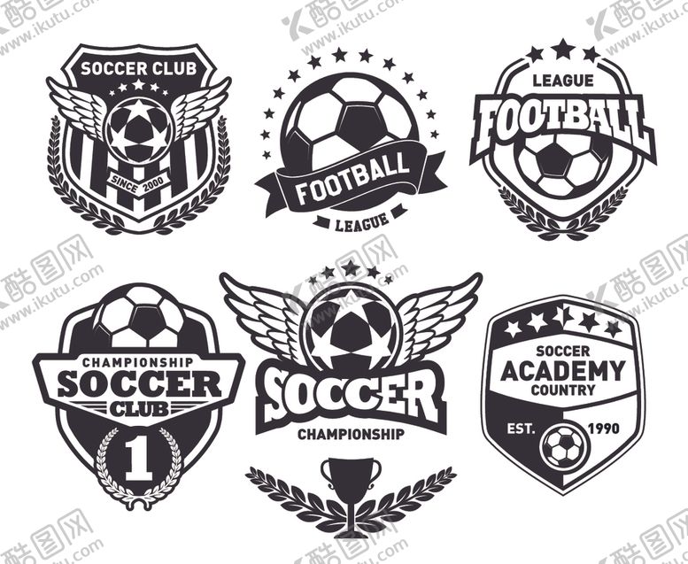 编号：34109109142310489199【酷图网】源文件下载-足球图标