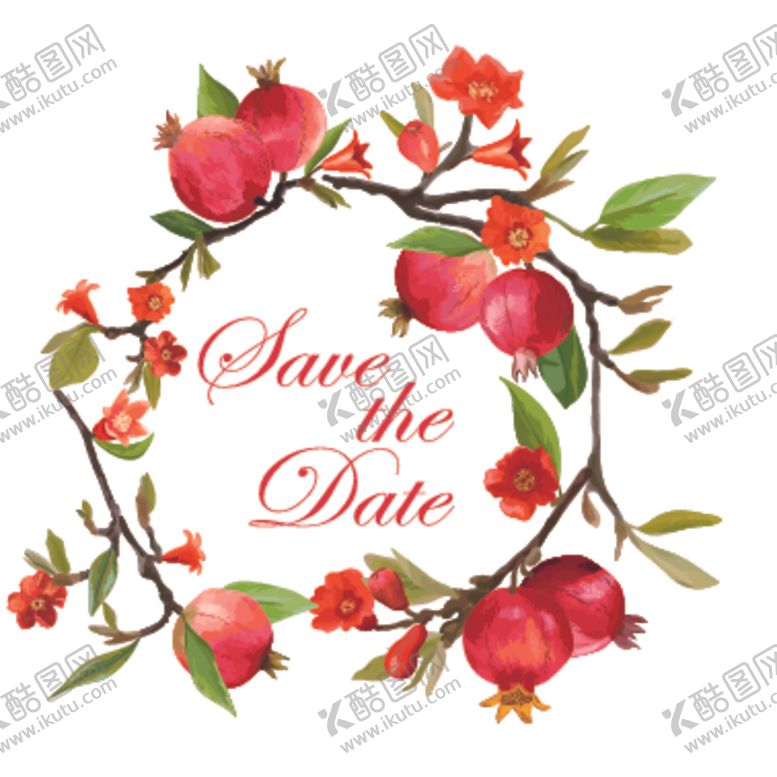 编号：44239209171729549386【酷图网】源文件下载-北欧小清新花圈花环