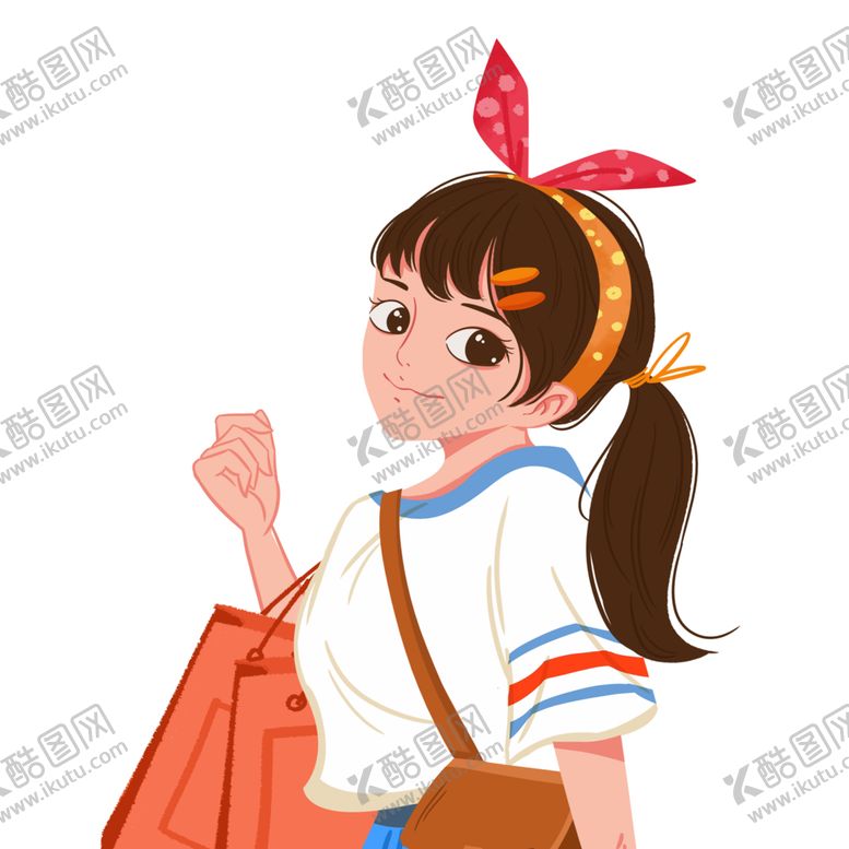 编号：93475102111516132299【酷图网】源文件下载-购物女孩