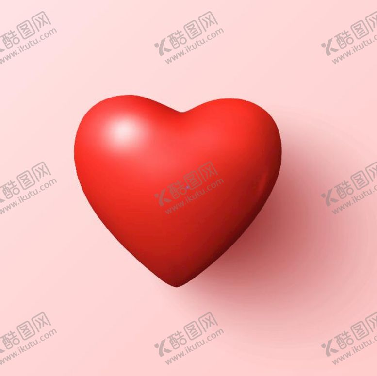 编号：79861309260749341872【酷图网】源文件下载-立体红色爱心AI素材