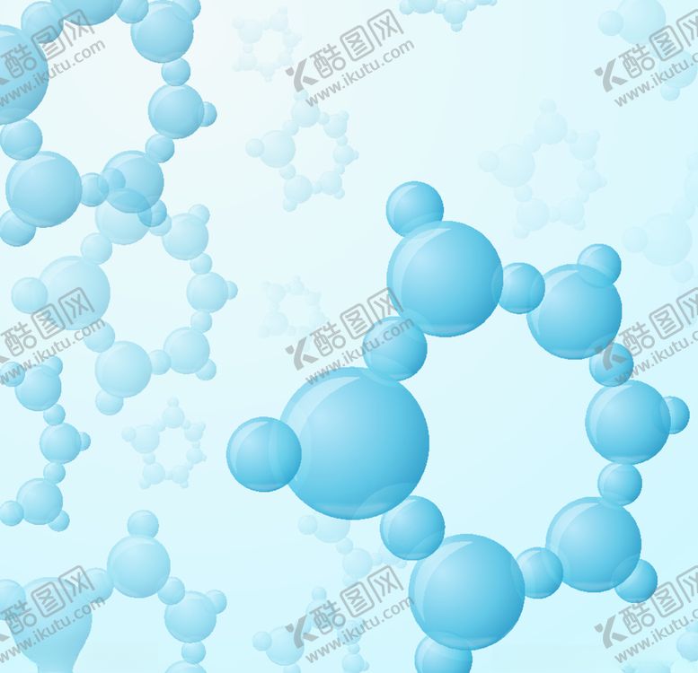 编号：48541109181419055157【酷图网】源文件下载-分子背景