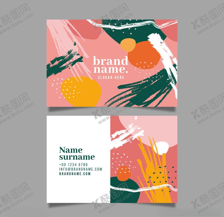 编号：36216909281456001733【酷图网】源文件下载-名片设计