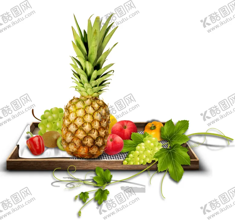 编号：94414306301709553964【酷图网】源文件下载-水果蔬菜组合