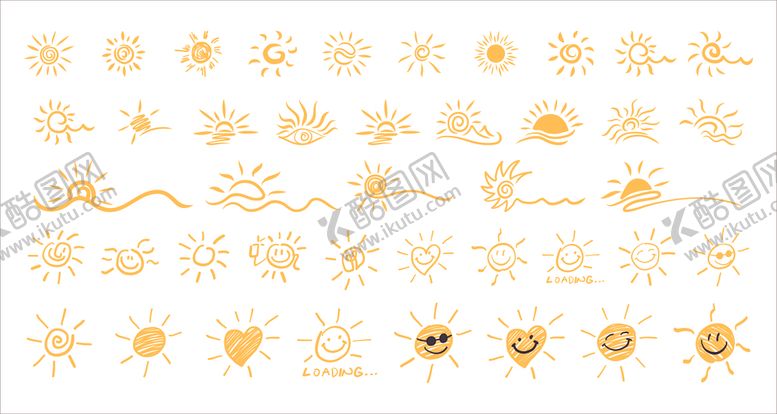 编号：97612104022319295079【酷图网】源文件下载-太阳图案