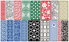 窗花镂空花纹屏风隔断雕花