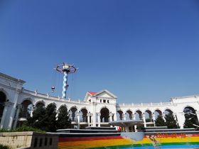 北京朝阳公园喷泉广场