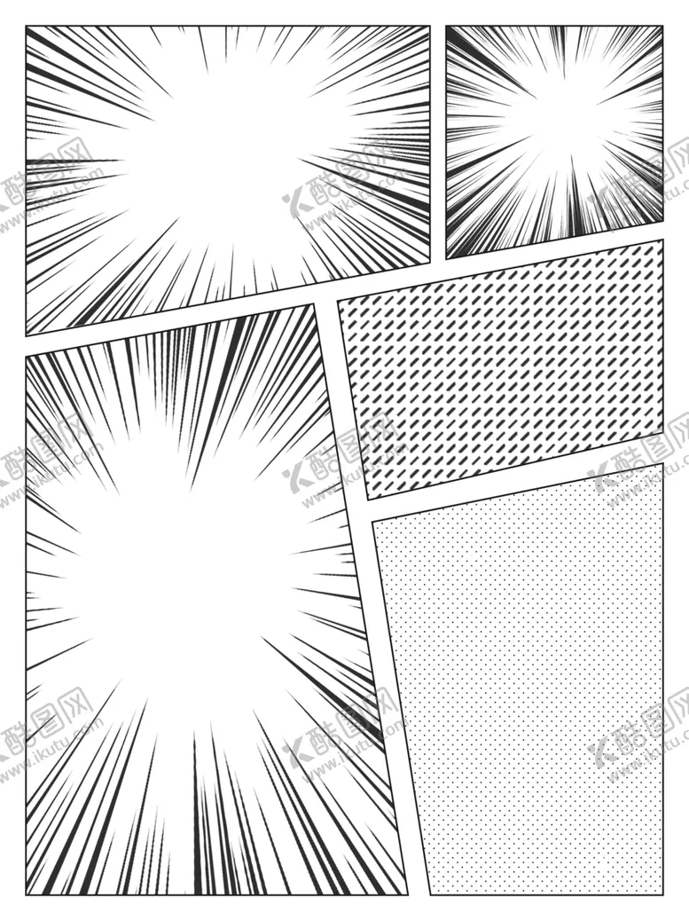 编号：56426502180601361623【酷图网】源文件下载-漫画分镜模版