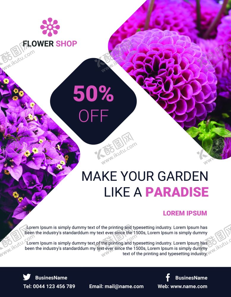 编号：70453410112338255724【酷图网】源文件下载-国外宣传单