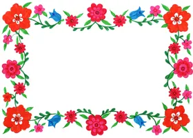 边框唯美花环花环图案古典花环