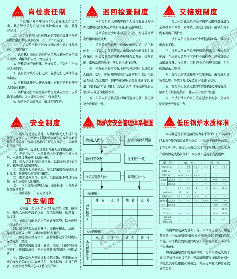 编号：51066709241852054367【酷图网】源文件下载-锅炉安全制度
