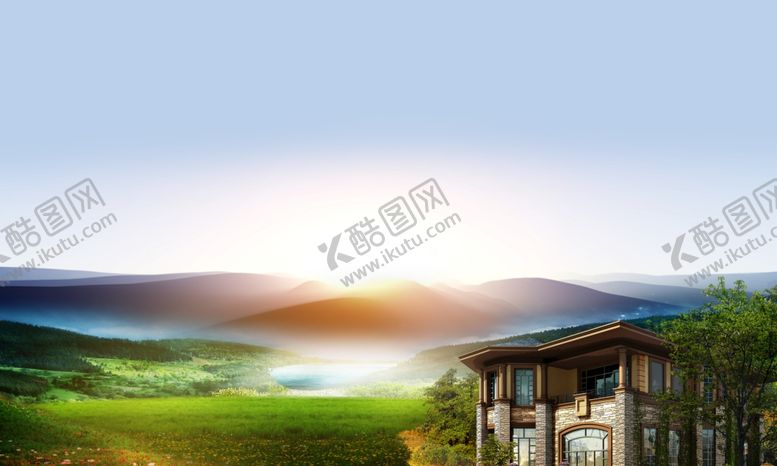 编号：46165910220530395077【酷图网】源文件下载-房地产海报