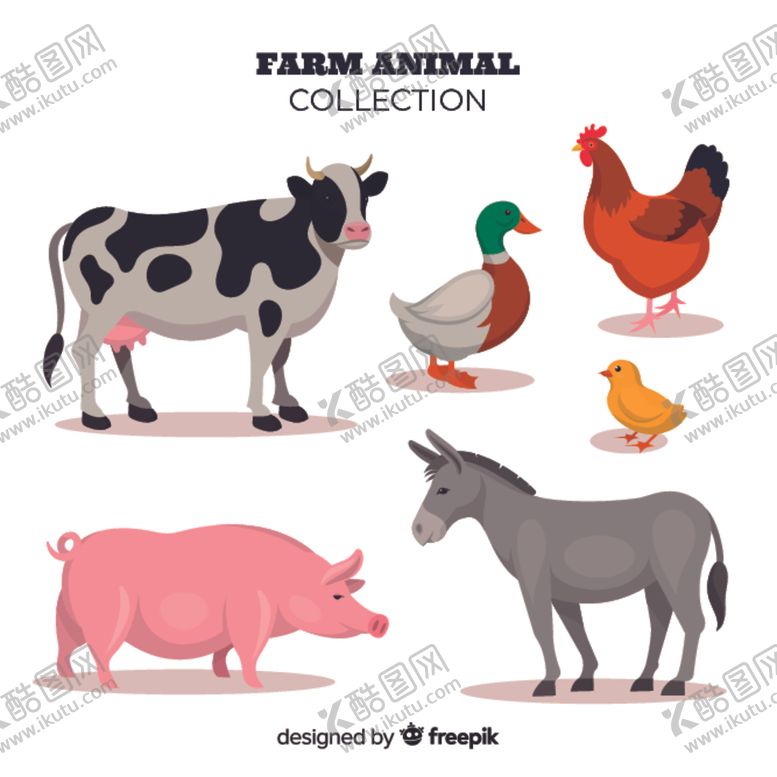 编号：98728009190918274601【酷图网】源文件下载-简笔画农场奶牛素材模板乳牛