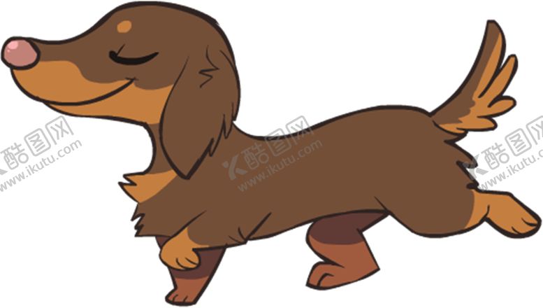 编号：63415909090703086366【酷图网】源文件下载-腊肠犬