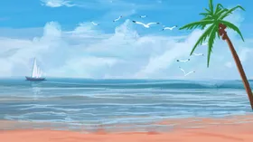 小清新简约创意海报图片境中国风手绘