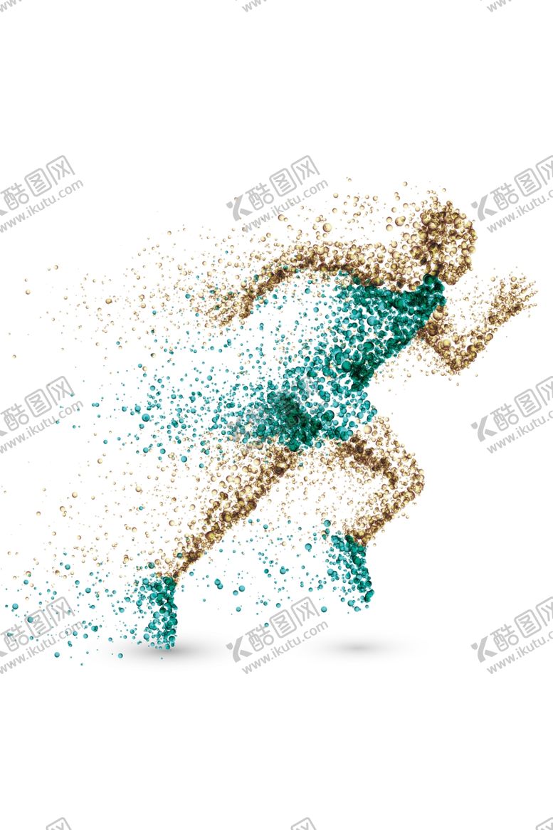 编号：33654610221737405469【酷图网】源文件下载-颗粒感跑步人物