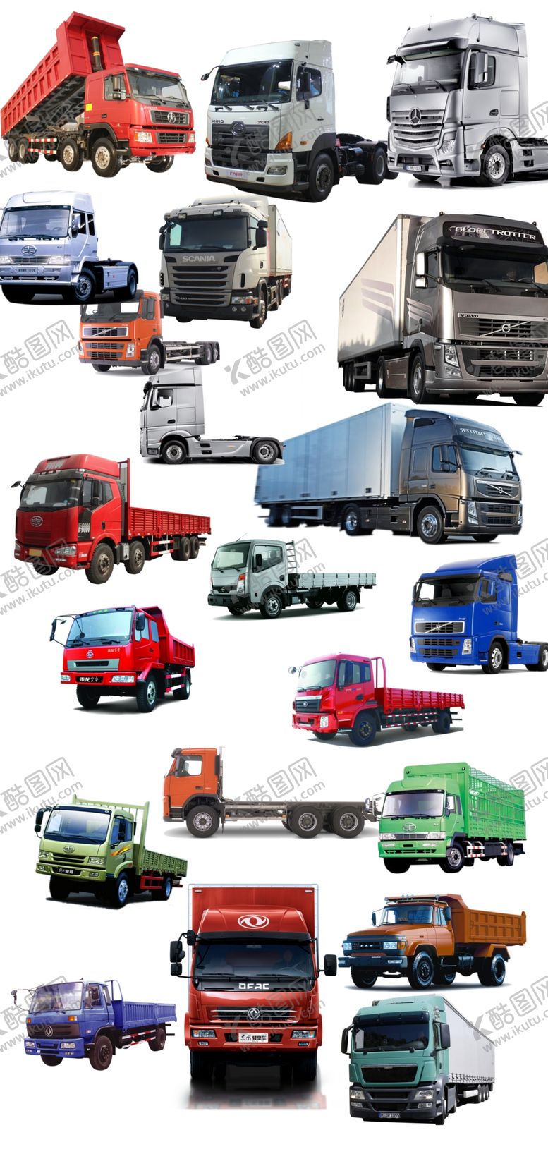 编号：12100209290648388635【酷图网】源文件下载-卡车货车
