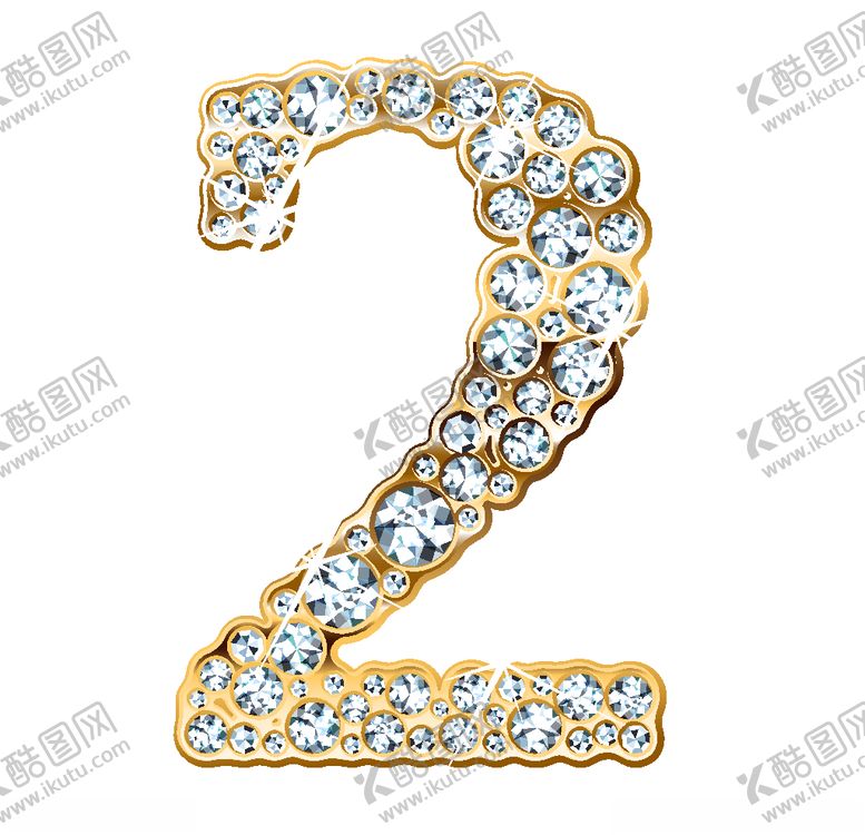编号：16006909130043265044【酷图网】源文件下载-矢量钻石字母
