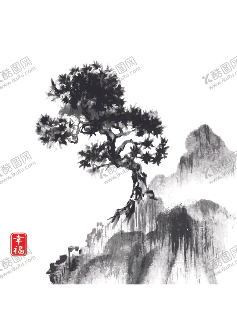 编号：79928706272245133876【酷图网】源文件下载-水墨
