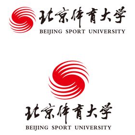 北京体育大学标志标识图标素材