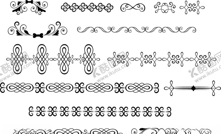 编号：33409709200129223002【酷图网】源文件下载-花边线条边框