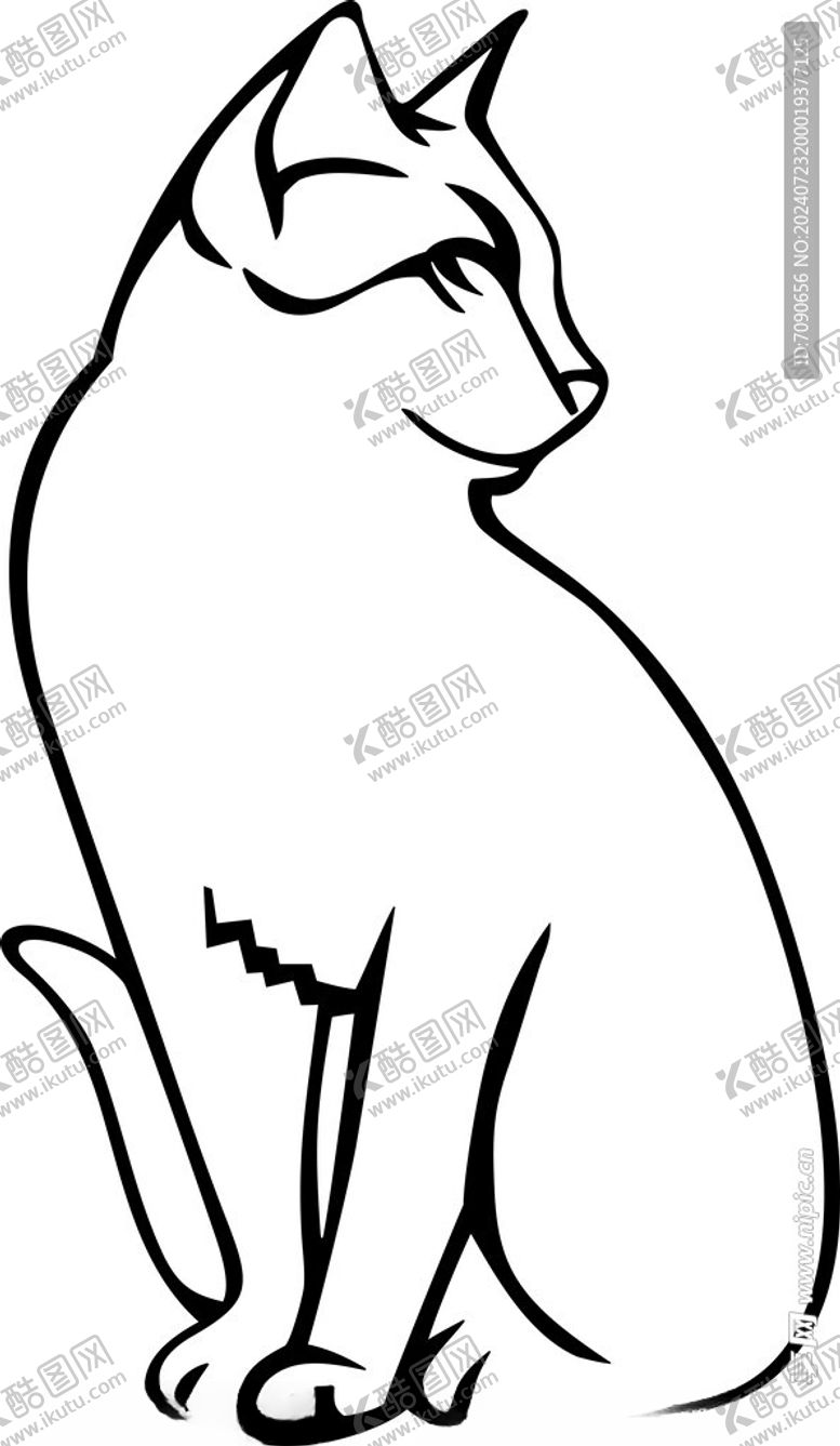 编号：60418102162303223271【酷图网】源文件下载-卡通手绘猫