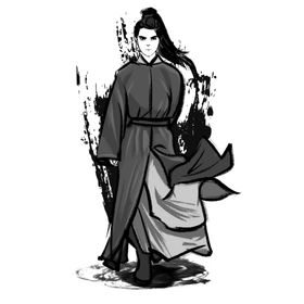 水墨武侠人物