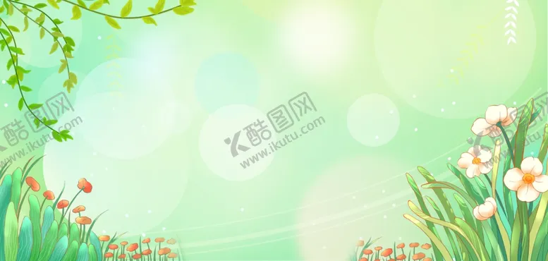 编号：38649612110419002690【酷图网】源文件下载-绿色背景