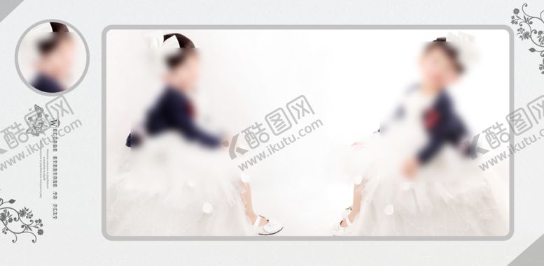 编号：45545409232019528101【酷图网】源文件下载-儿童幼儿宝宝相册模板相册模板