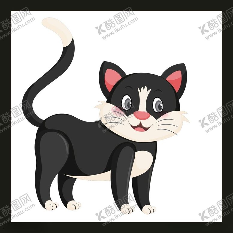 编号：44826402222241134126【酷图网】源文件下载-手绘卡通小猫