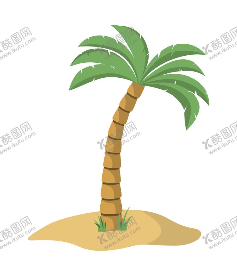 编号：65769410181701443719【酷图网】源文件下载-卡通椰子树