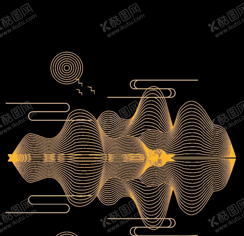 编号：17369004131338526203【酷图网】源文件下载-矢量中国风创意古典山纹云纹水纹