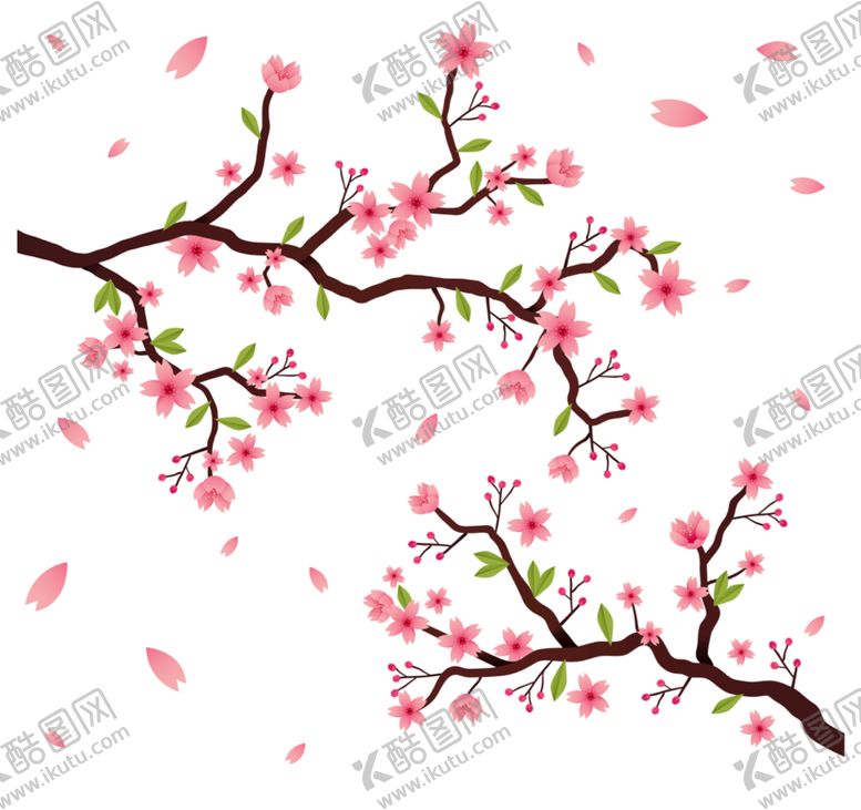 编号：92045709230845156102【酷图网】源文件下载-樱花插画