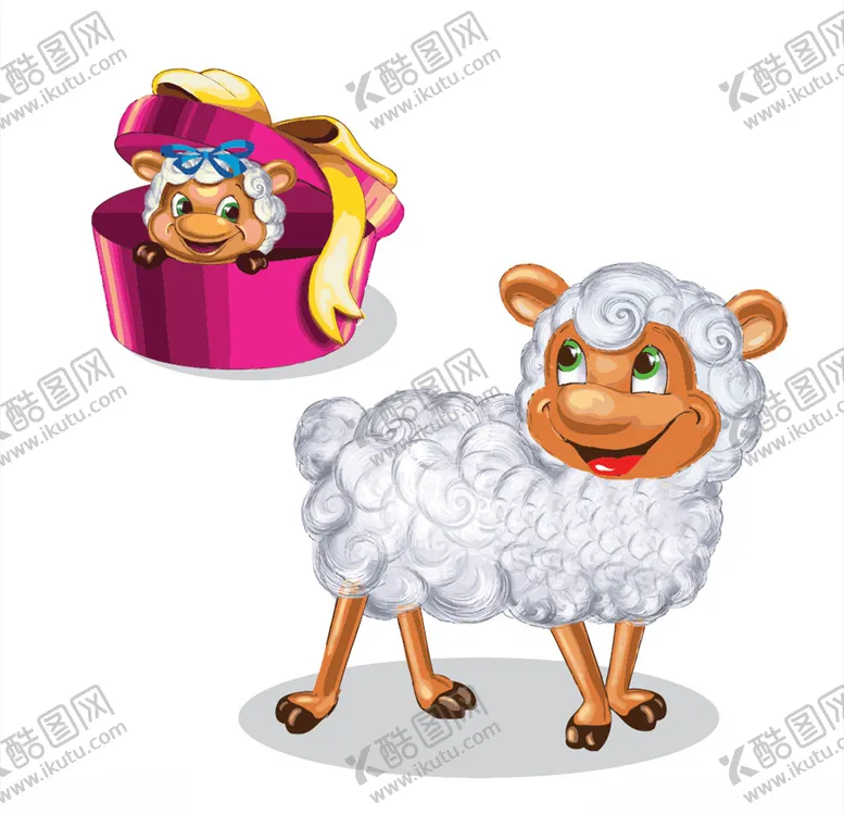 编号：34799604232318593927【酷图网】源文件下载-卡通羊