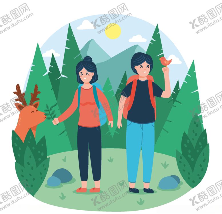 编号：52599209210707138451【酷图网】源文件下载-旅客游客