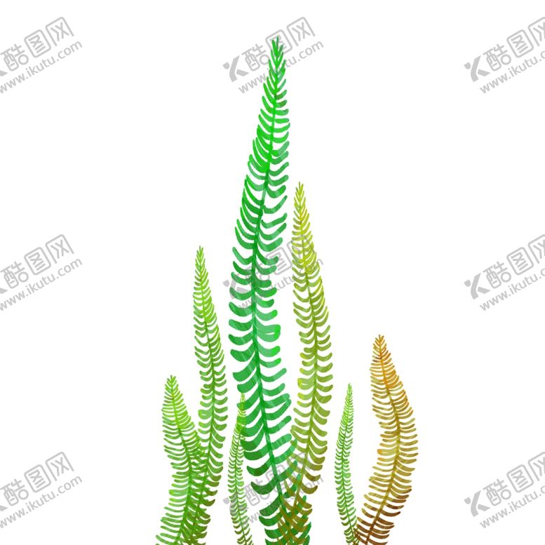编号：90991203160847189059【酷图网】源文件下载-插画植物装饰叶子元素
