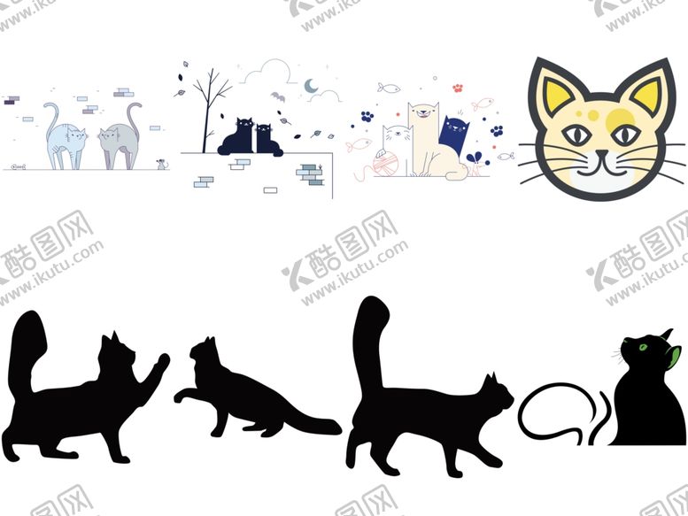 编号：39231904191425347257【酷图网】源文件下载-卡通猫