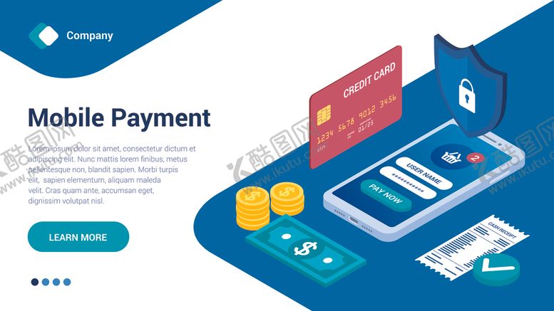 编号：17810110140012148168【酷图网】源文件下载-2.5d移动互联网支付