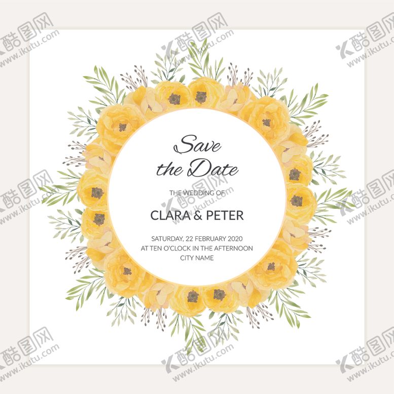 编号：69898710290956023126【酷图网】源文件下载-水彩花卉边框