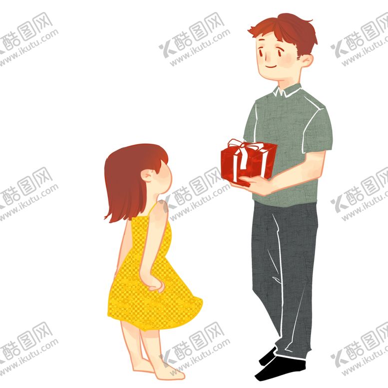 编号：36097107030332036288【酷图网】源文件下载-父亲节插画