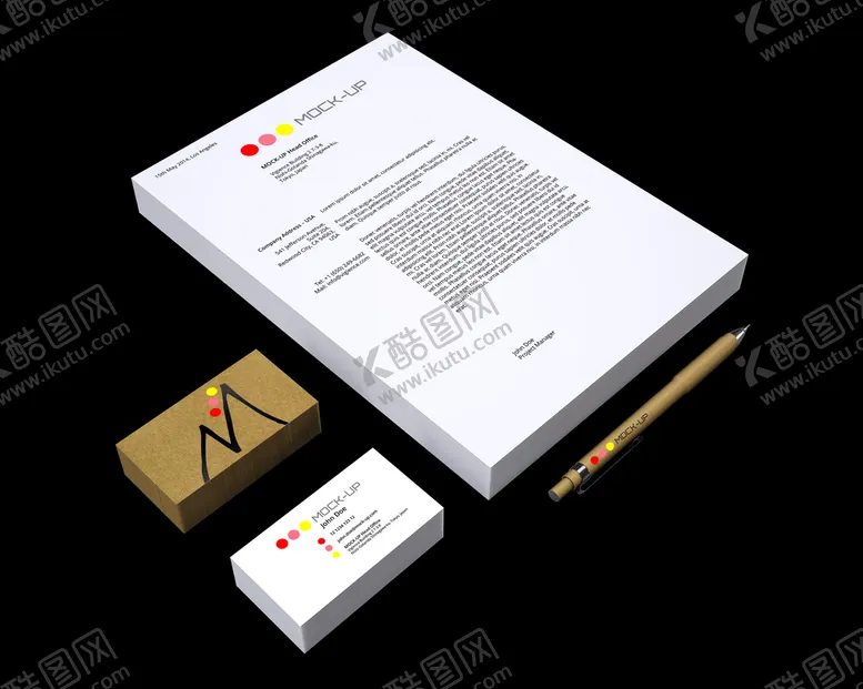 编号：37856009270308222387【酷图网】源文件下载-名片纸张样机
